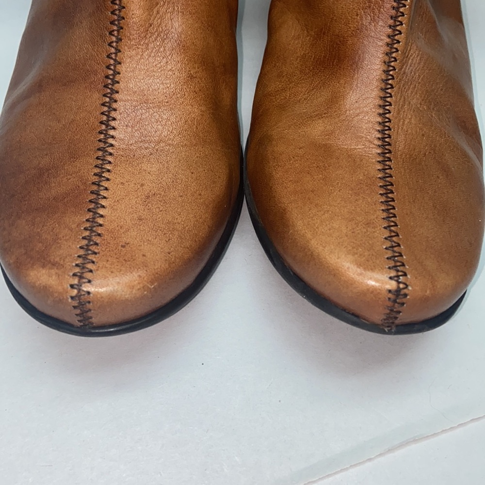 Hispanitas amazing leather boots with wings and fold detail, zipper Size 38 moto - Picture 11 of 13